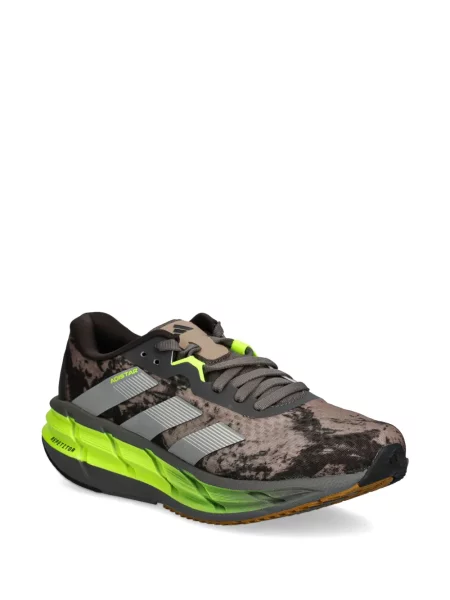 Бягане топ Adidas изрязани с принт бяло