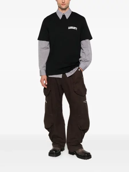 Тениска Carhartt Wip с принт черно