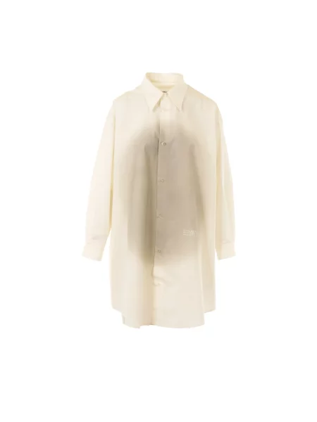 Maison Margiela sukienka koszulowa biała