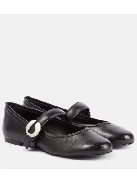 Balerini Coperni din piele negru