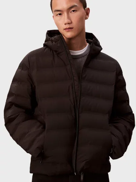 Компактный пуховик Calvin Klein черный