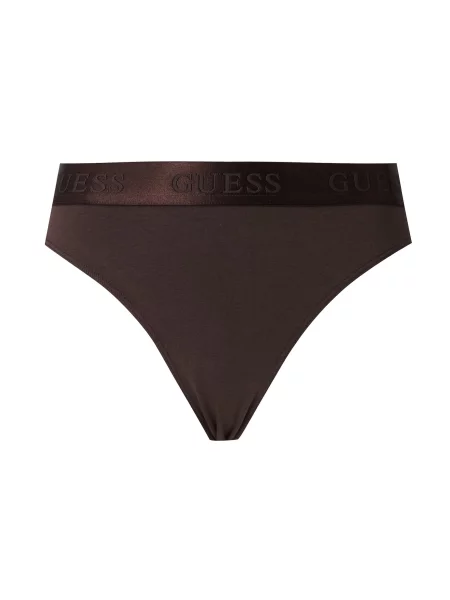 GUESS Tanga MARIKA închis maro
