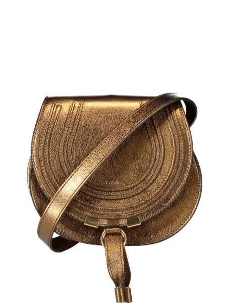 Geanta de piele Chloé Marcie din piele maro
