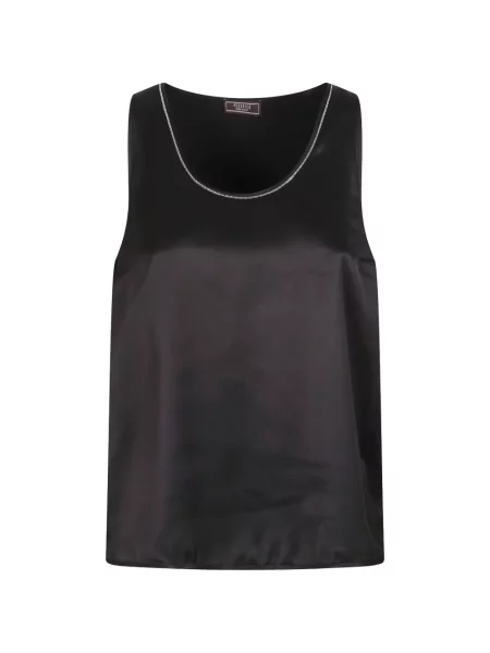 Top Peserico fără mâneci negru