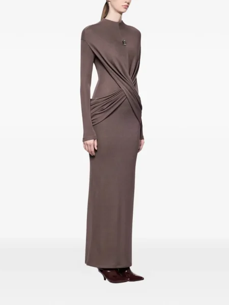 Maxi rochie maxi Chats By C.dam de costum maro