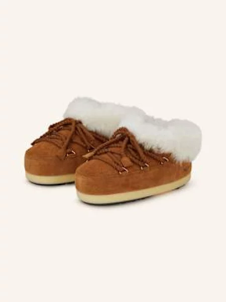 Kotníkové boty Moon Boot hnědé