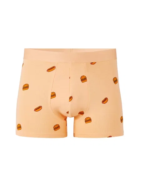 Boksarice Celio s potiskom bež