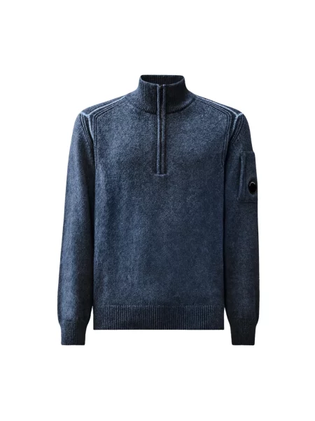 Sweter C.p. Company wełniany niebieski