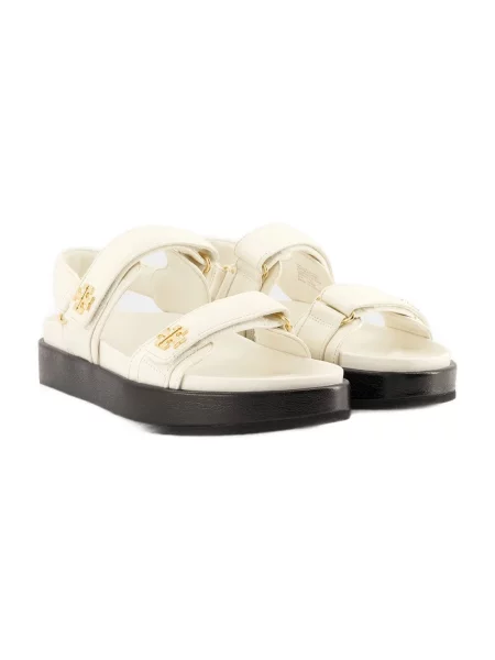 Sandały Tory Burch skórzane białe
