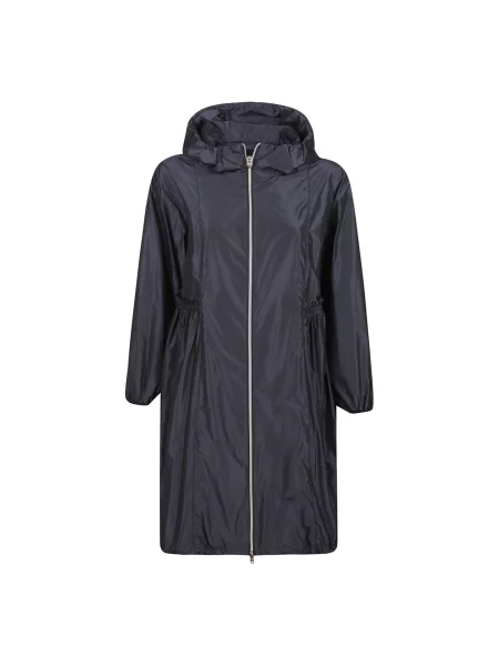 Parka Herno z falbankami niebieska