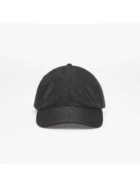 Capac Calvin Klein Emblem Ripstop Baseball Cap Black Universal negru