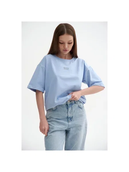 Футболка "Все буде Україна" Estro блакитна