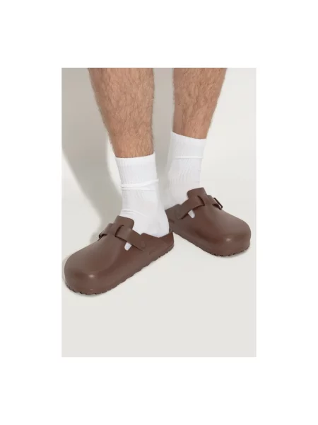 Klapki Birkenstock brązowe