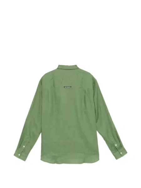 Cămașă Karl Lagerfeld cu broderie verde