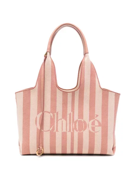 Geantă shopper Chloé roz