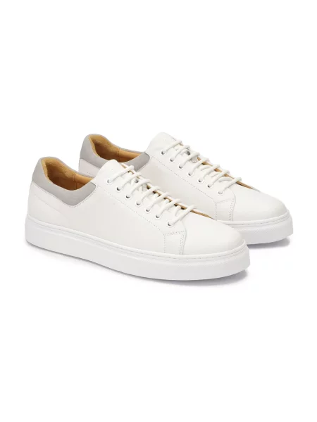 Sneakersy Kazar skórzane białe