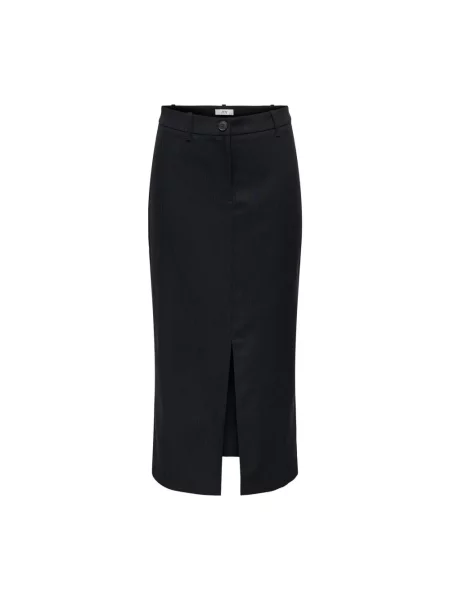 Spódnica midi Jacqueline De Yong w paski do kolan czarna