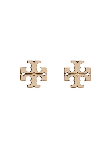 Tory Burch Kolczyki Kremowy