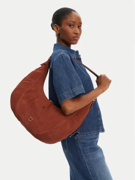 PINKO Torebka Slouchy Hobo Big PE 25 PLTT brązowy