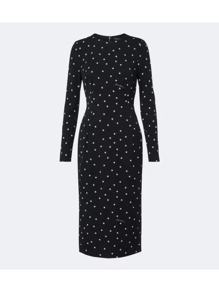 Midi šaty Dolce&gabbana čierna
