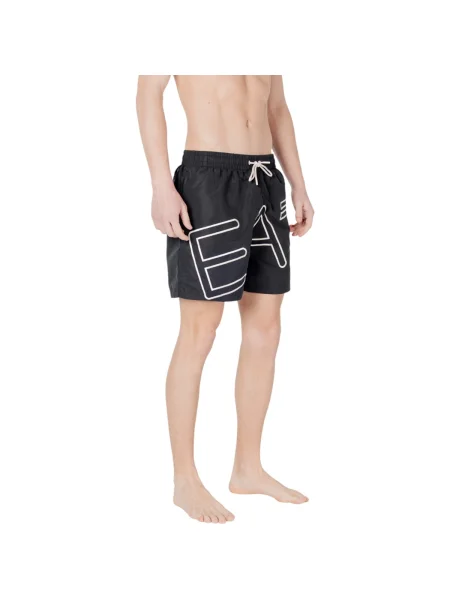 Pantaloni scurți Ea7 negru