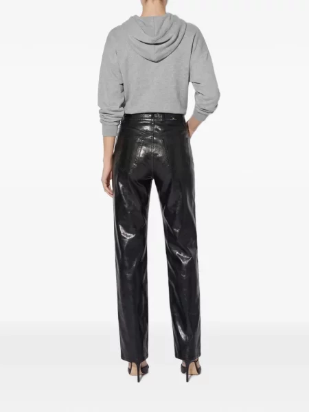 Blugi cu picior larg Elisabetta Franchi negru