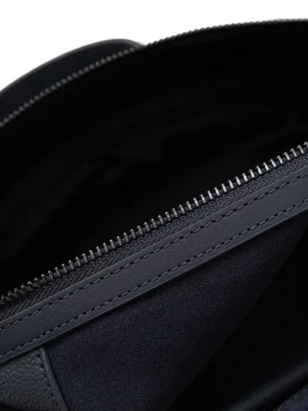 Rucsac Paul & Shark din piele de căprioară albastru