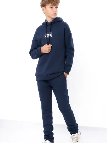 Дитячий Спортивний костюм Носи своє темно-синій бавовна/поліестер синій