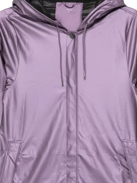 Kurtka Rains z kapturem w kształcie litery A fioletowa