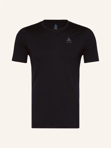 Odlo Tričko Z Merino Vlny černá