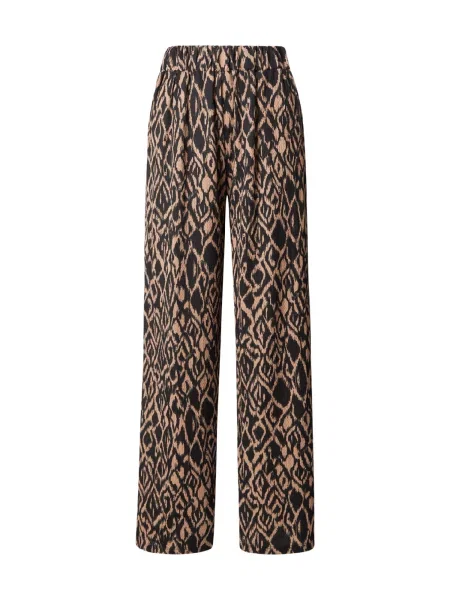 Hailys Pantaloni maro deschis negru