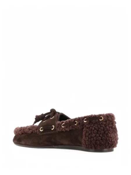 Loafers Ancient Greek Sandals σουέντ καφέ