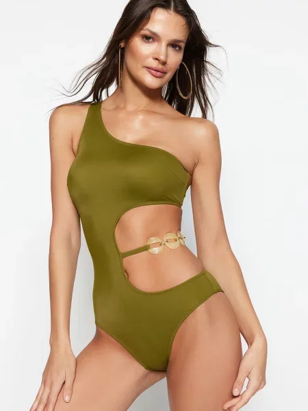 Costum de baie Trendyol cu un umăr gol