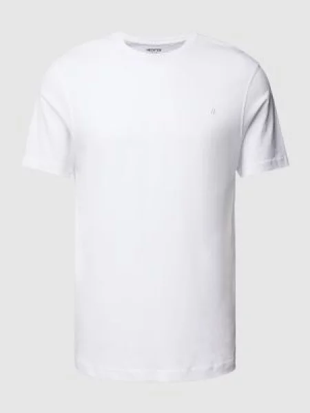 T-shirt z wyhaftowanym logo Hechter Paris biała