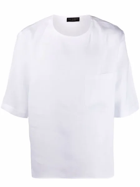 Tricou Dell'oglio de in scurt alb