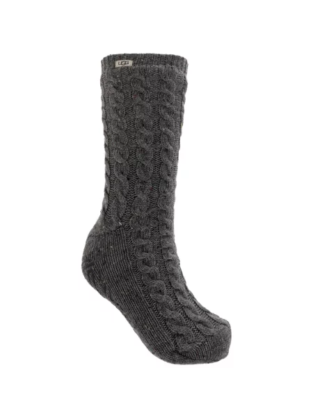 Плетени чорапи Ugg сиво