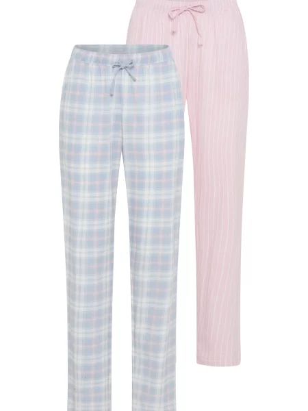 VIVANCE by LASCANA Pantaloni de pijama albastru pastel / albastru deschis / roz alb