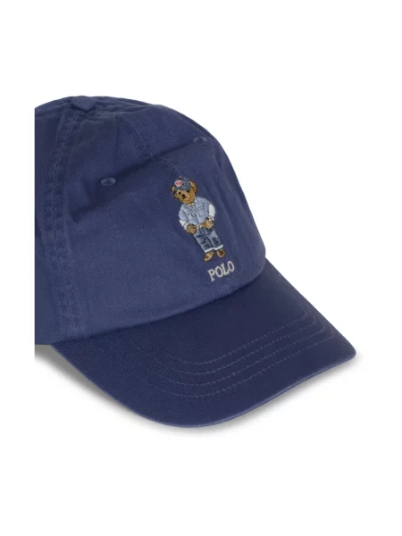 Polo Ralph Lauren czapka z daszkiem niebieska