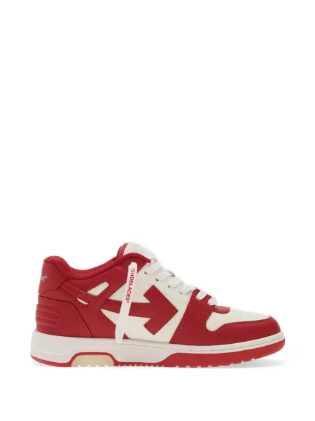 Кожени маратонки Off-white бяло