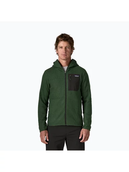 Trekingová mikina Patagonia R1 Air Full-Zip Hoody treeline green zelená