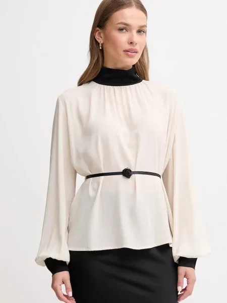 Gaudi bluză uni bej