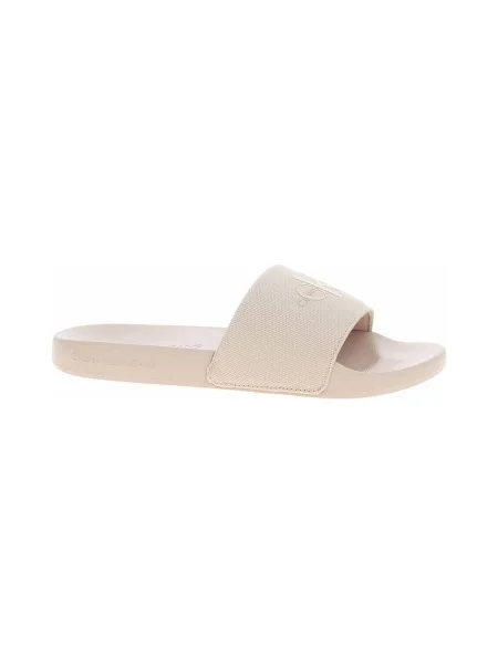 Dámske šľapky Calvin Klein Slide Monogram Wn triple whisper pink béžová