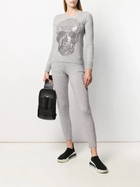 Pulover Philipp Plein gri