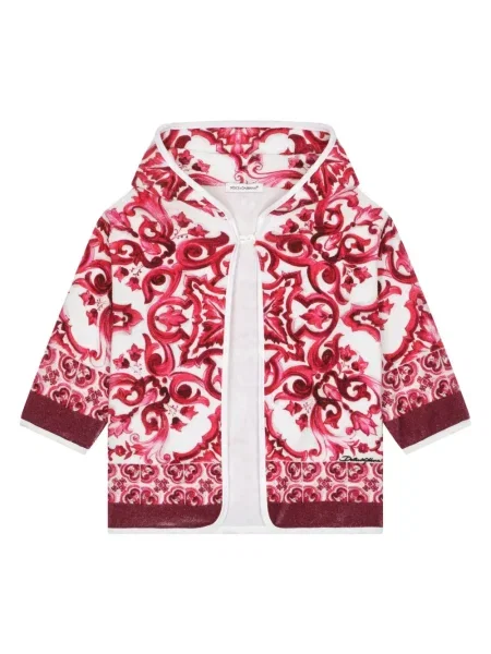Szlafrok dziecięcy Dolce And Gabbana różowy