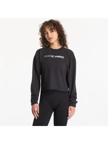 Top Nike z okrągłym dekoltem frotte biały