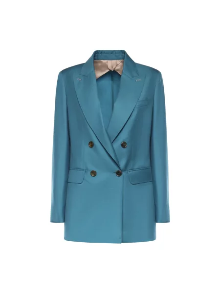 Marynarka Max Mara wełniana niebieska