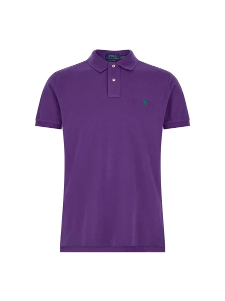 Koszulka polo Polo Ralph Lauren fioletowa