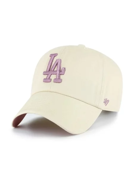 47 brand czapka z daszkiem MLB Los Angeles Dodgers beżowa