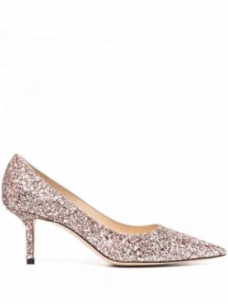 Pantofi cu toc Jimmy Choo roz