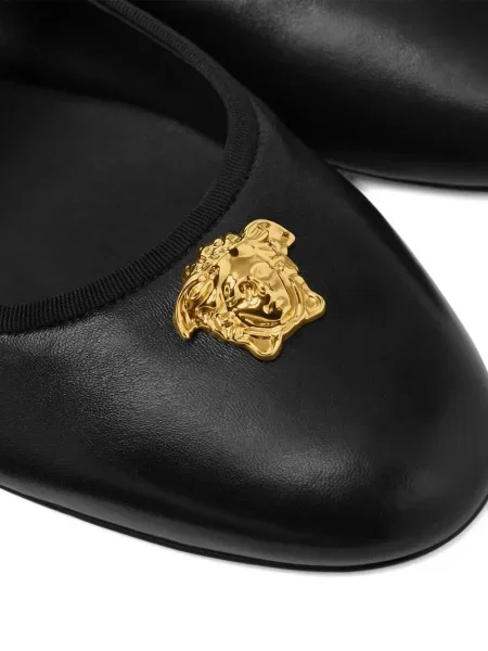 Balerini Versace cu cataramă negru